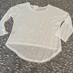 PHILOSOPHY white sequined top, Medium